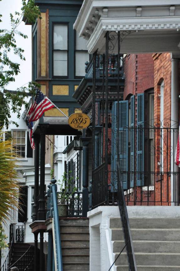 Casas em Savannah, na Georgia - EUA